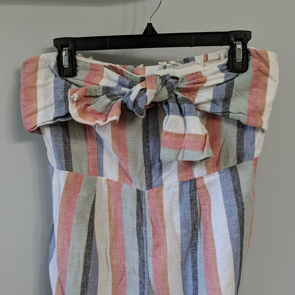 American eagle striped romper